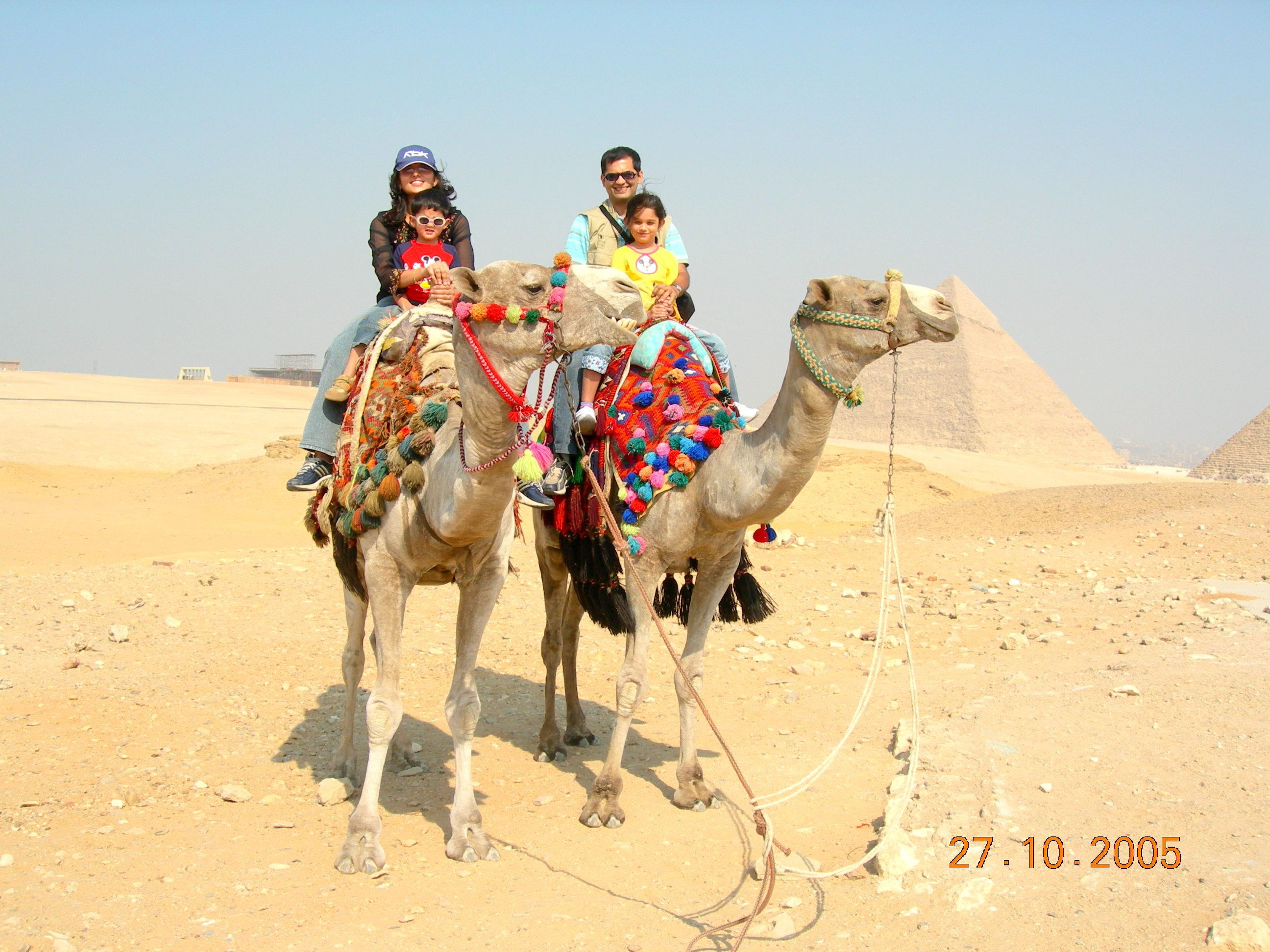 Camel Ride at the Pyramids