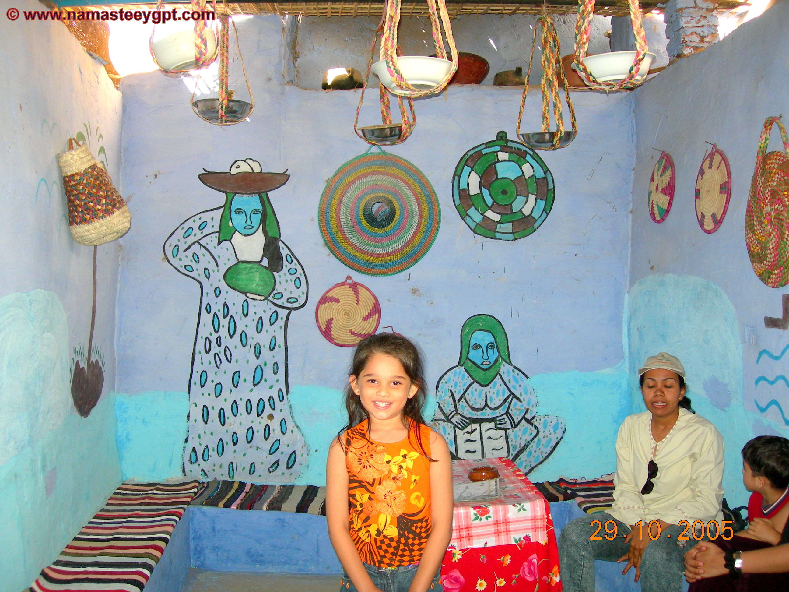 My daughter in a Nubian House