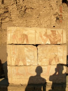 Pictures of Pharaohs on Wall