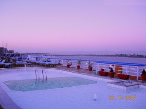Top deck of Nile Delta